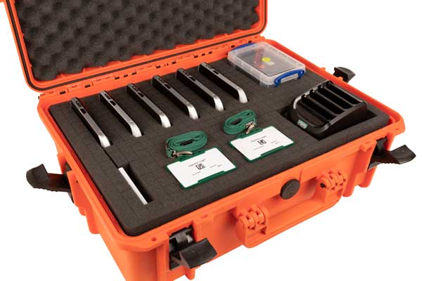 Stocktaking Orange Flight Case: Contains the complete Mobile Barcode Scanning Application